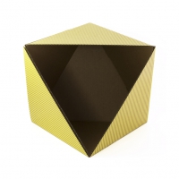 Corbeille à papier OCTA - Jaune